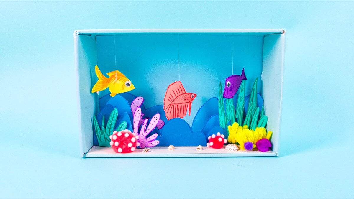 Underwater Diorama Craft - Super Simple